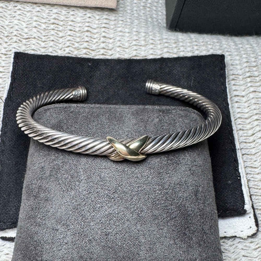 David Yurman Crossover Cable Bracelet 5mm Small